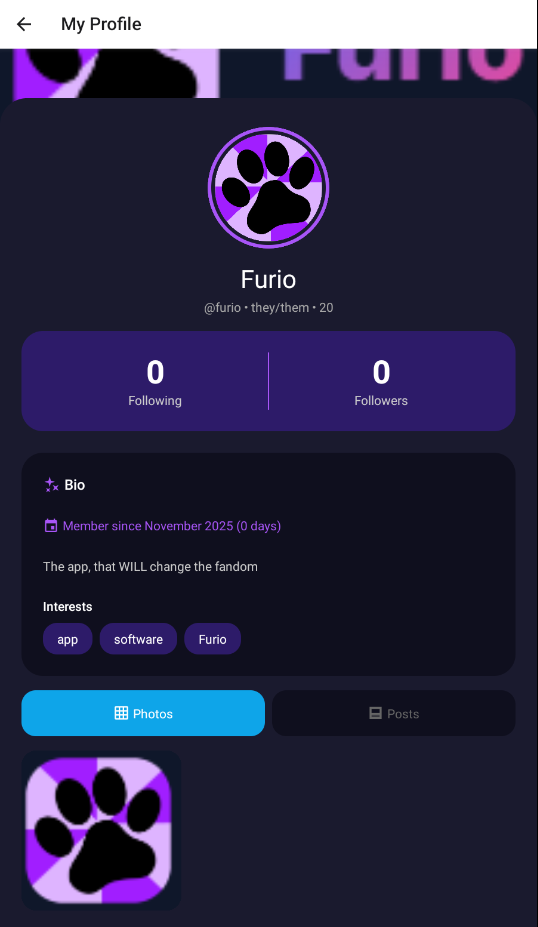Profile customization progress