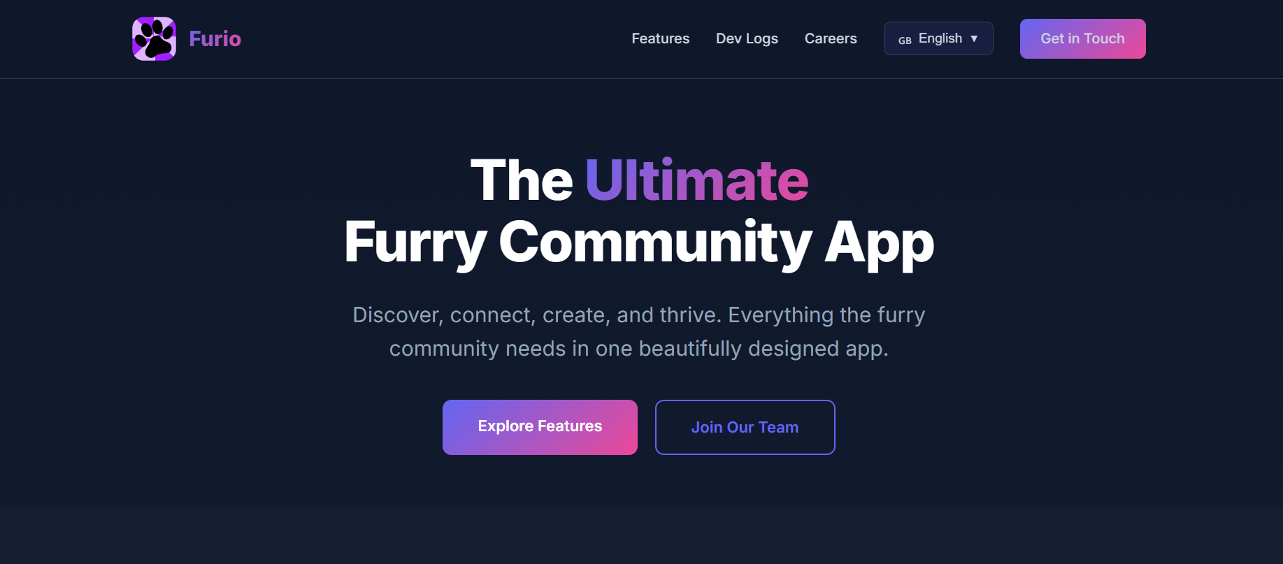 First version of careers website
