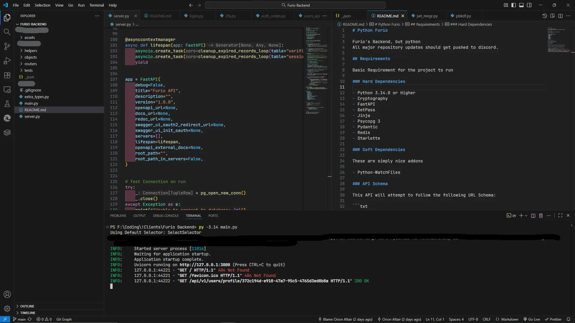 A list of cleaned up files, now neatly organised in directories.